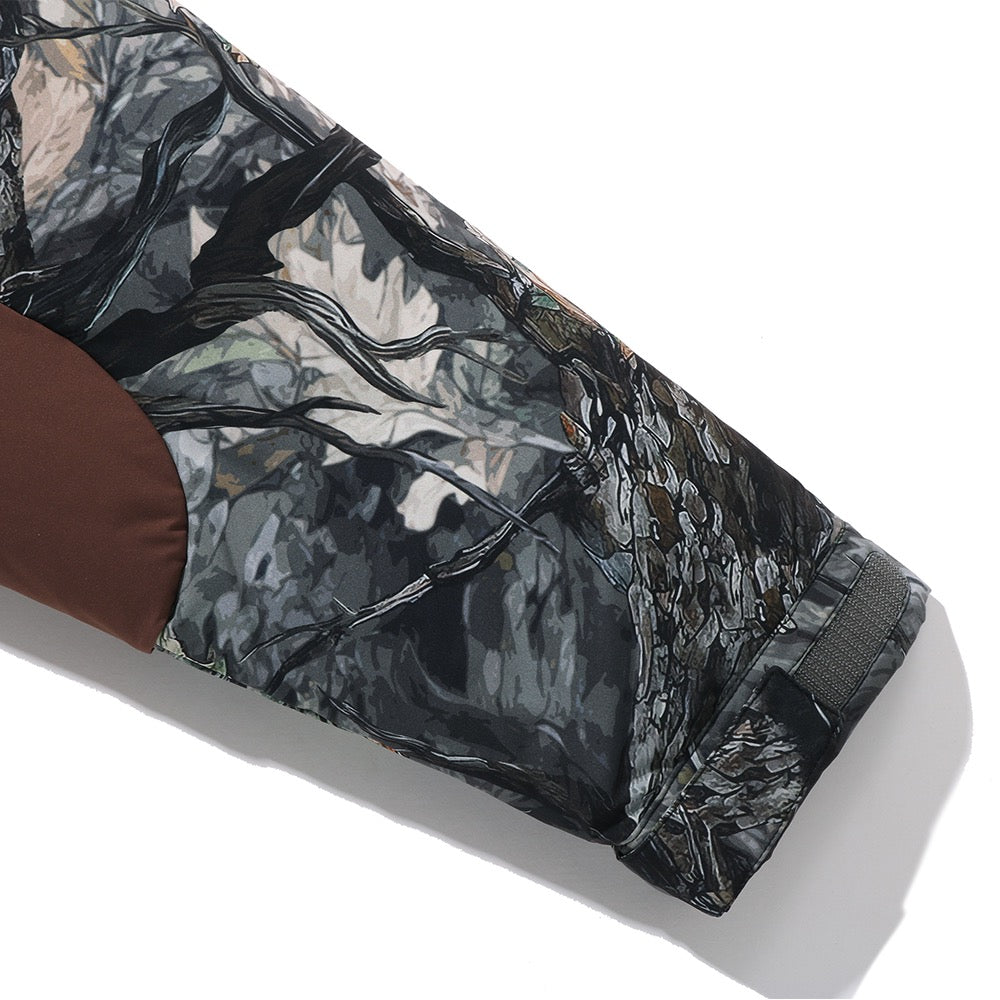 트리 엣지 카모 메탈 로고 다운 자켓(M) BROWN