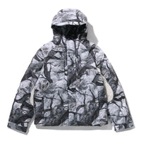 트리 엣지 카모 메탈 로고 다운 자켓(M) WHITE