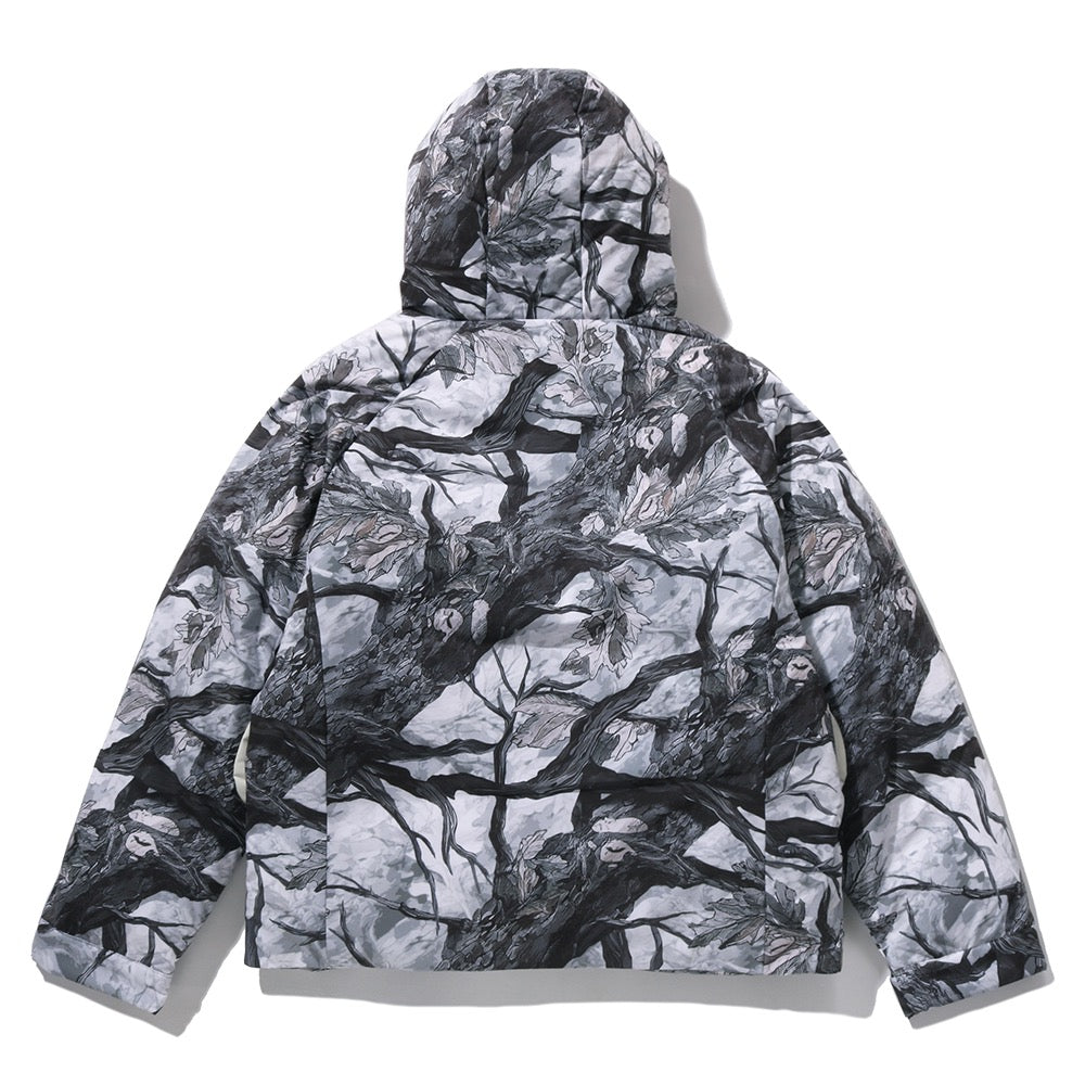 트리 엣지 카모 메탈 로고 다운 자켓(M) WHITE