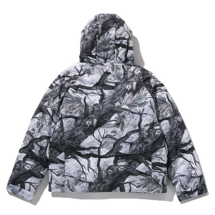 트리 엣지 카모 메탈 로고 다운 자켓(M) WHITE