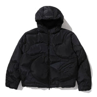 메가 컬러 카모 퀼티드 다운 자켓(M) BLACK