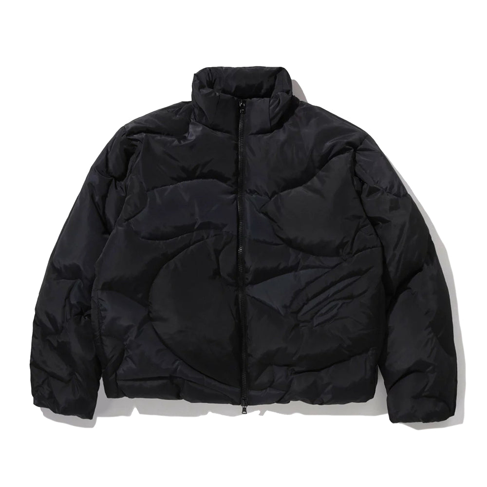 메가 컬러 카모 퀼티드 다운 자켓(M) BLACK