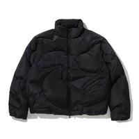 메가 컬러 카모 퀼티드 다운 자켓(M) BLACK