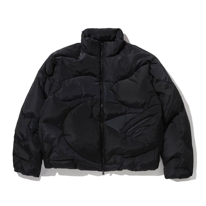 메가 컬러 카모 퀼티드 다운 자켓(M) BLACK