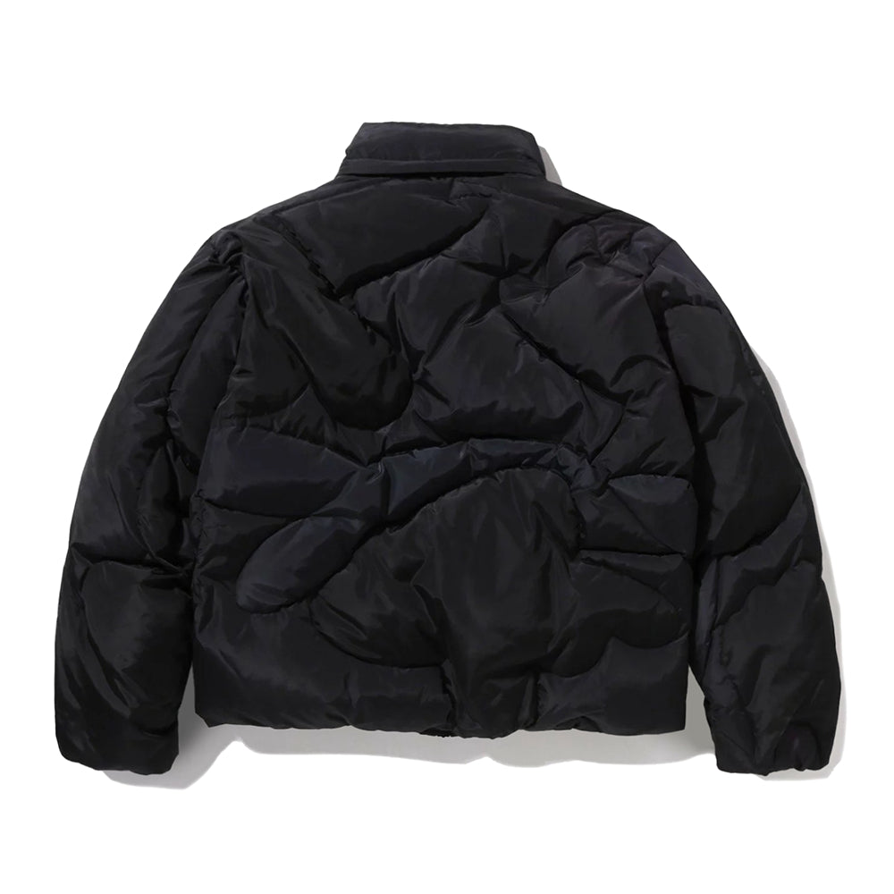 메가 컬러 카모 퀼티드 다운 자켓(M) BLACK