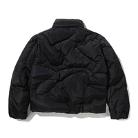 메가 컬러 카모 퀼티드 다운 자켓(M) BLACK
