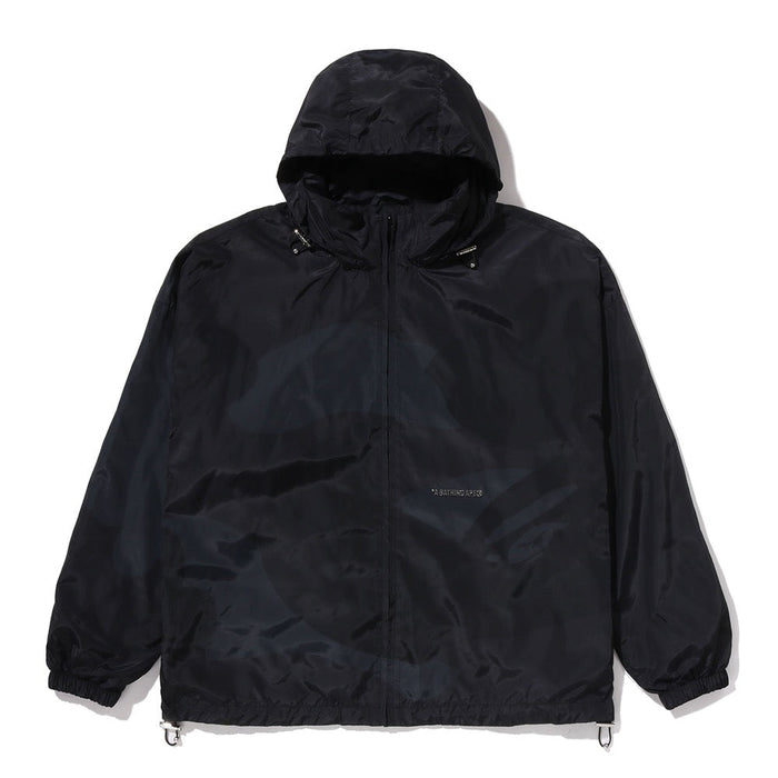 컬러 카모 스탠드 칼라 후드 자켓(M) BLACK