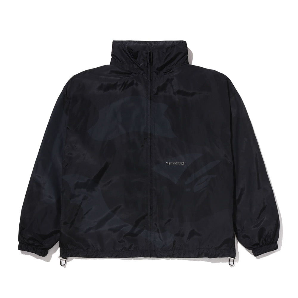 컬러 카모 스탠드 칼라 후드 자켓(M) BLACK