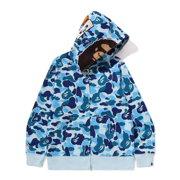 ABC 카모 세컨드 에이프 풀 집 후드(M) BLUE