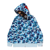 ABC 카모 세컨드 에이프 풀 집 후드(M) BLUE