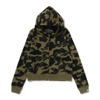 퍼스트 카모 집 후드(W) GREEN