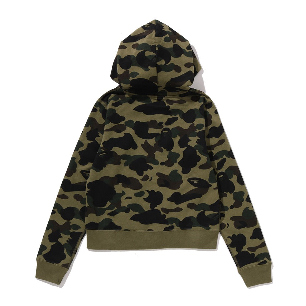 퍼스트 카모 집 후드(W) GREEN