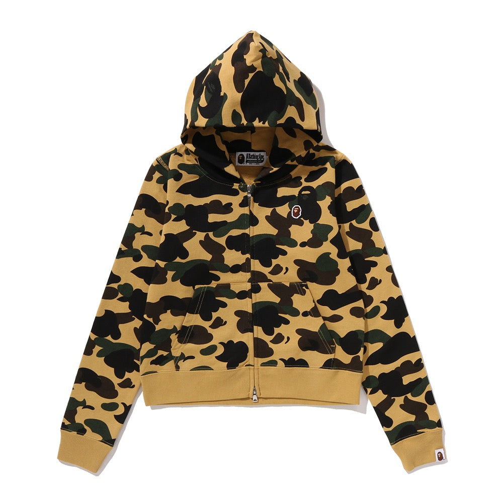 퍼스트 카모 집 후드(W) YELLOW