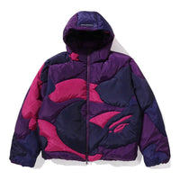 메가 컬러 카모 퀼티드 다운 자켓(M) PURPLE