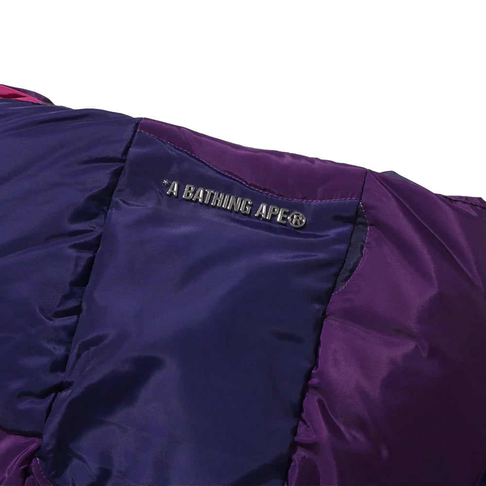 메가 컬러 카모 퀼티드 다운 자켓(M) PURPLE