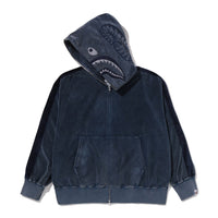 스노우 워시 샤크 릴렉스드 핏 풀 집 후드(M) NAVY