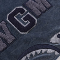 스노우 워시 샤크 릴렉스드 핏 풀 집 후드(M) NAVY