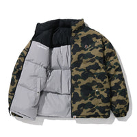 퍼스트 카모 리버시블 다운 자켓(M) GREEN