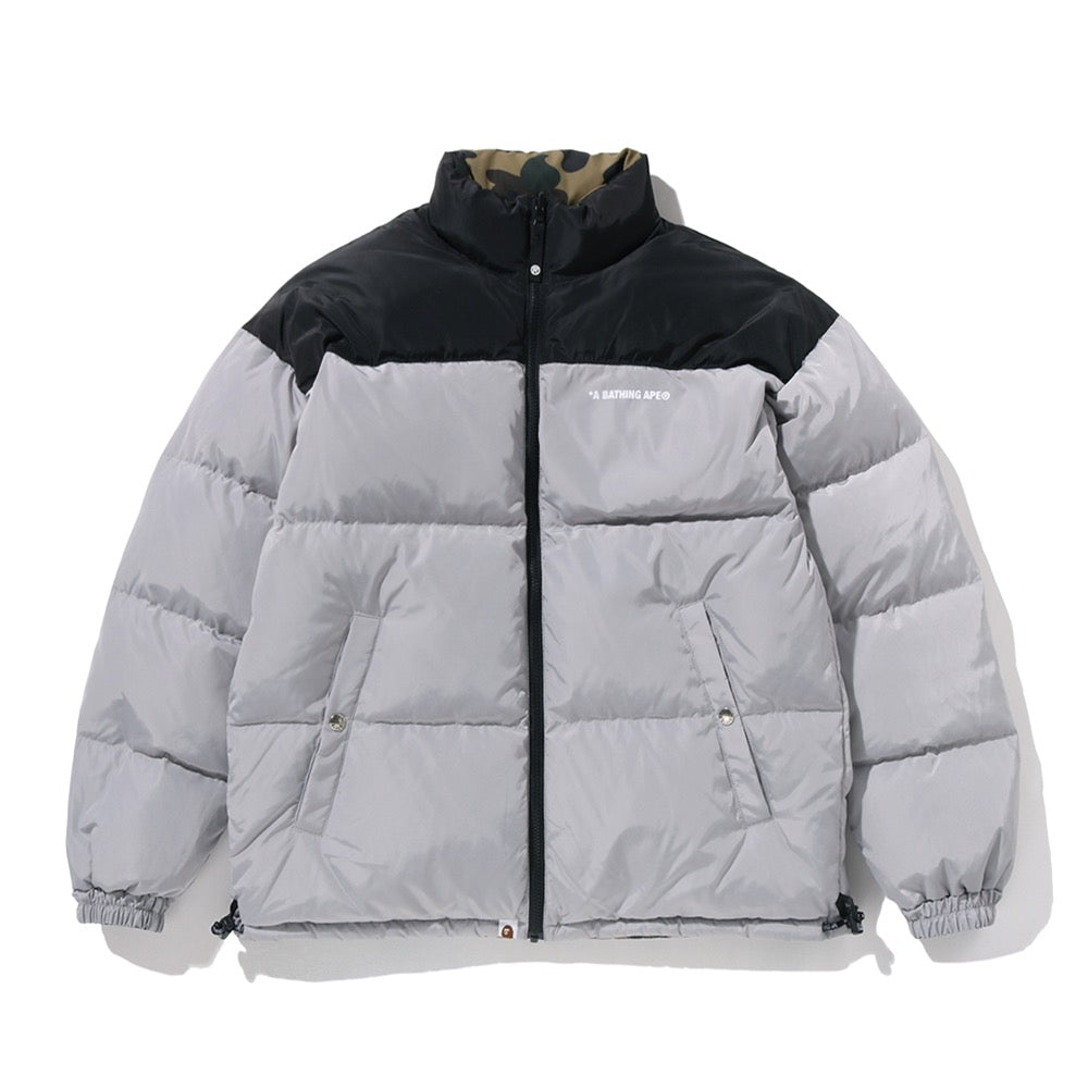 퍼스트 카모 리버시블 다운 자켓(M) GREEN