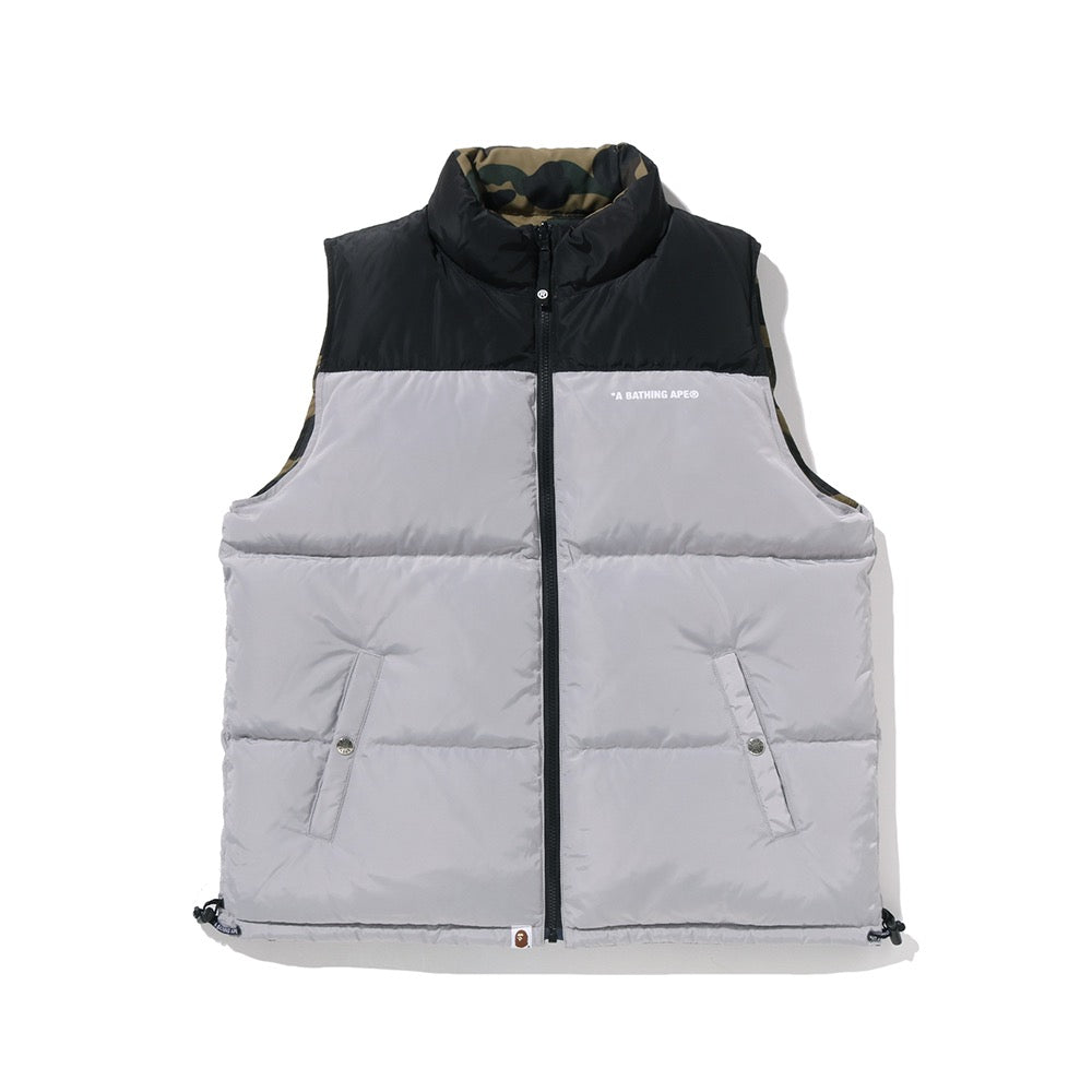 퍼스트 카모 리버시블 다운 베스트(M) GREEN