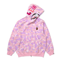 BAPE X STRAYKIDS LEEBIT 샤크 풀 집 후드(M) PINK