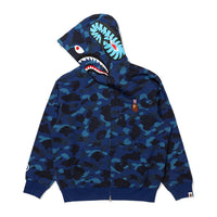 BAPE X STRAYKIDS DWAEKKI 샤크 풀 집 후드(M) BLUE