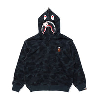 BAPE X STRAYKIDS JINIRET 샤크 풀 집 후드(M) BLACK