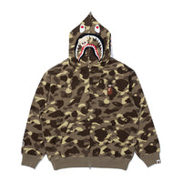 BAPE X STRAYKIDS PUPPYM 샤크 풀 집 후드(M) BEIGE