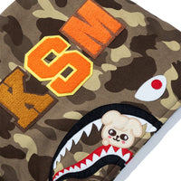 BAPE X STRAYKIDS PUPPYM 샤크 풀 집 후드(M) BEIGE