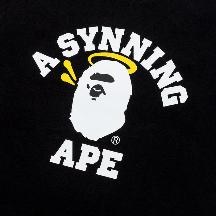 BAPE X SPOTIFY BY CENTRAL CEE 콜리지 릴렉스트 핏 티셔츠(M) BLACK
