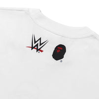 BAPE X WWE 로만 레인즈 베이비 마일로 릴렉스트 핏 티셔츠(M) WHITE