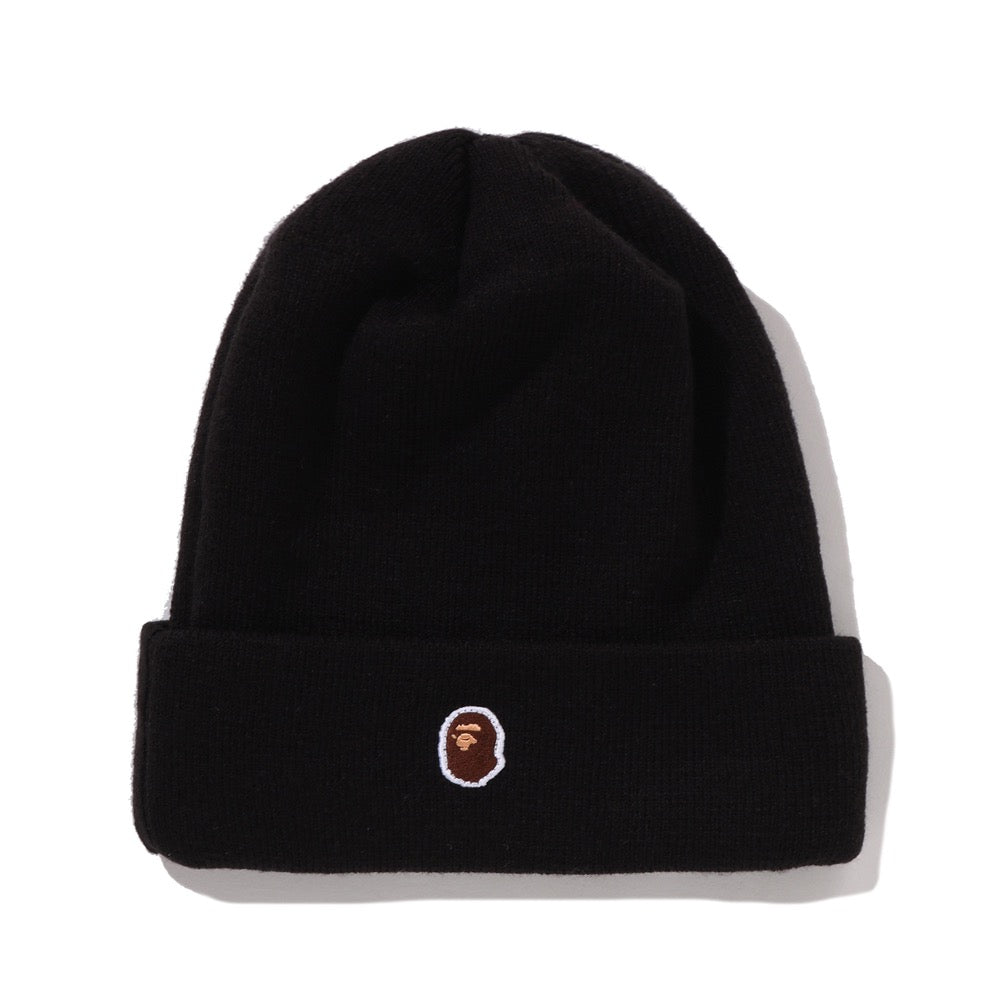 에이프 헤드 원 포인트 뉴 에라 니트 캡 BLACK