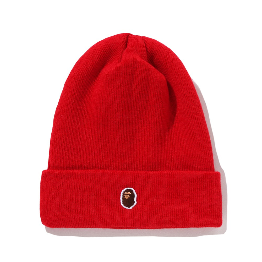 에이프 헤드 원 포인트 뉴 에라 니트 캡 RED