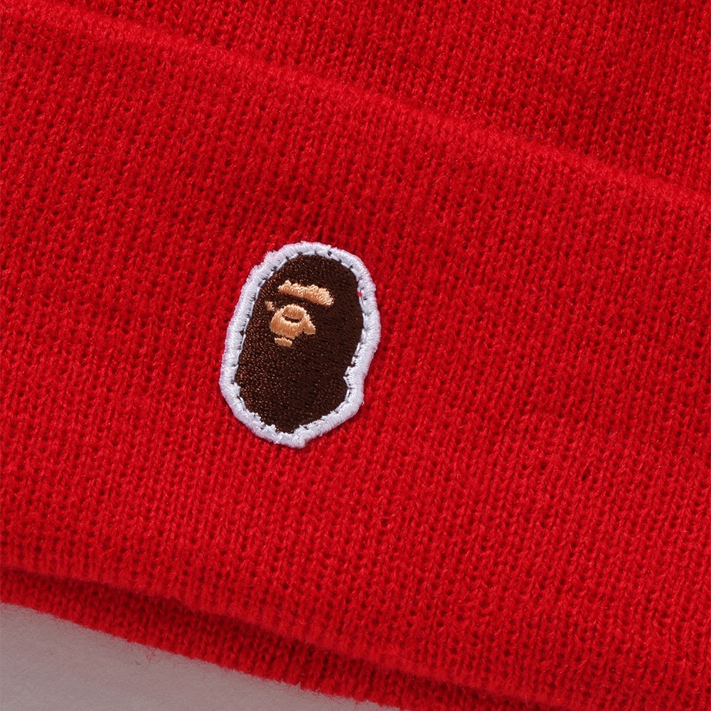 에이프 헤드 원 포인트 뉴 에라 니트 캡 RED