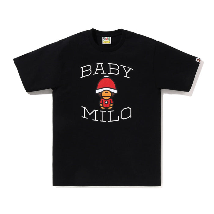 크리스마스 베이비 마일로 티셔츠(M) BLACK