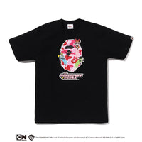 BAPE X THE POWERPUFF GIRLS 에이프 헤드 티셔츠(W) BLACK