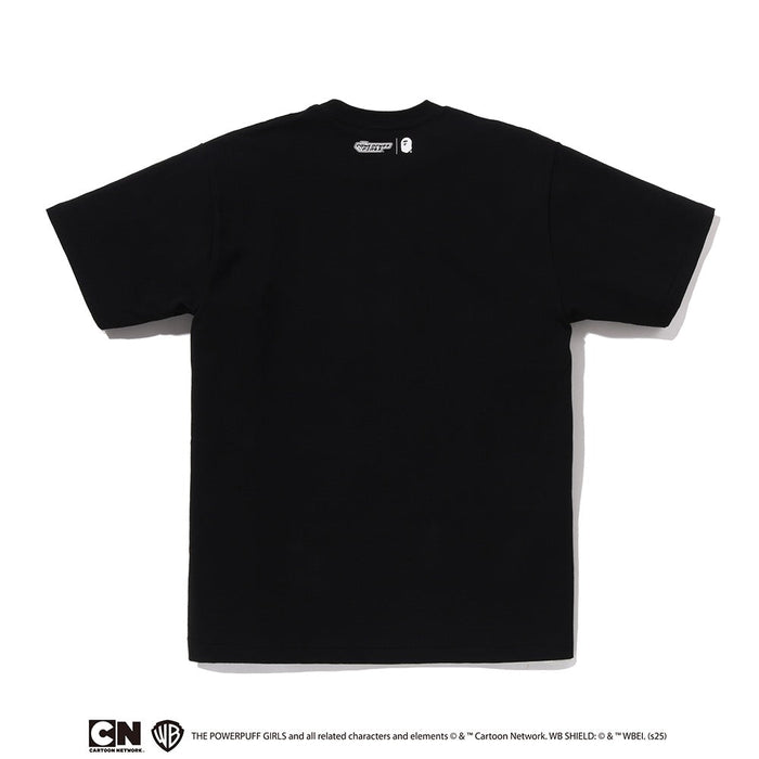BAPE X THE POWERPUFF GIRLS 에이프 헤드 티셔츠(W) BLACK