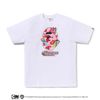 BAPE X THE POWERPUFF GIRLS 에이프 헤드 티셔츠(W) WHITE