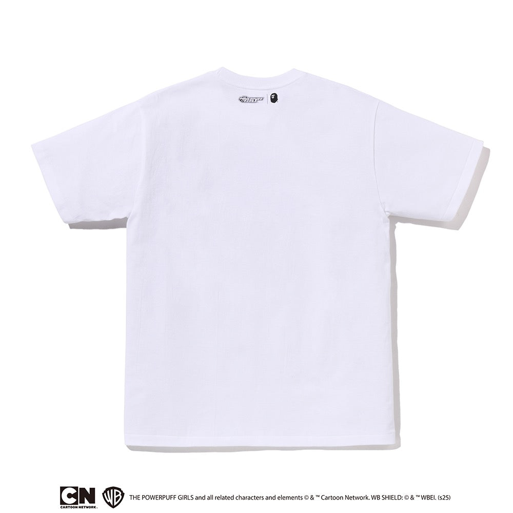 BAPE X THE POWERPUFF GIRLS 에이프 헤드 티셔츠(W) WHITE