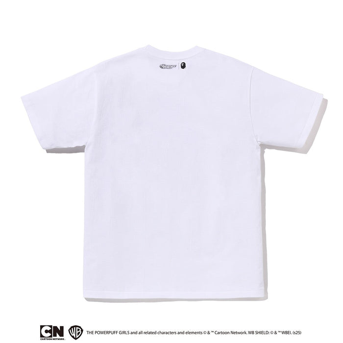 BAPE X THE POWERPUFF GIRLS 에이프 헤드 티셔츠(W) WHITE