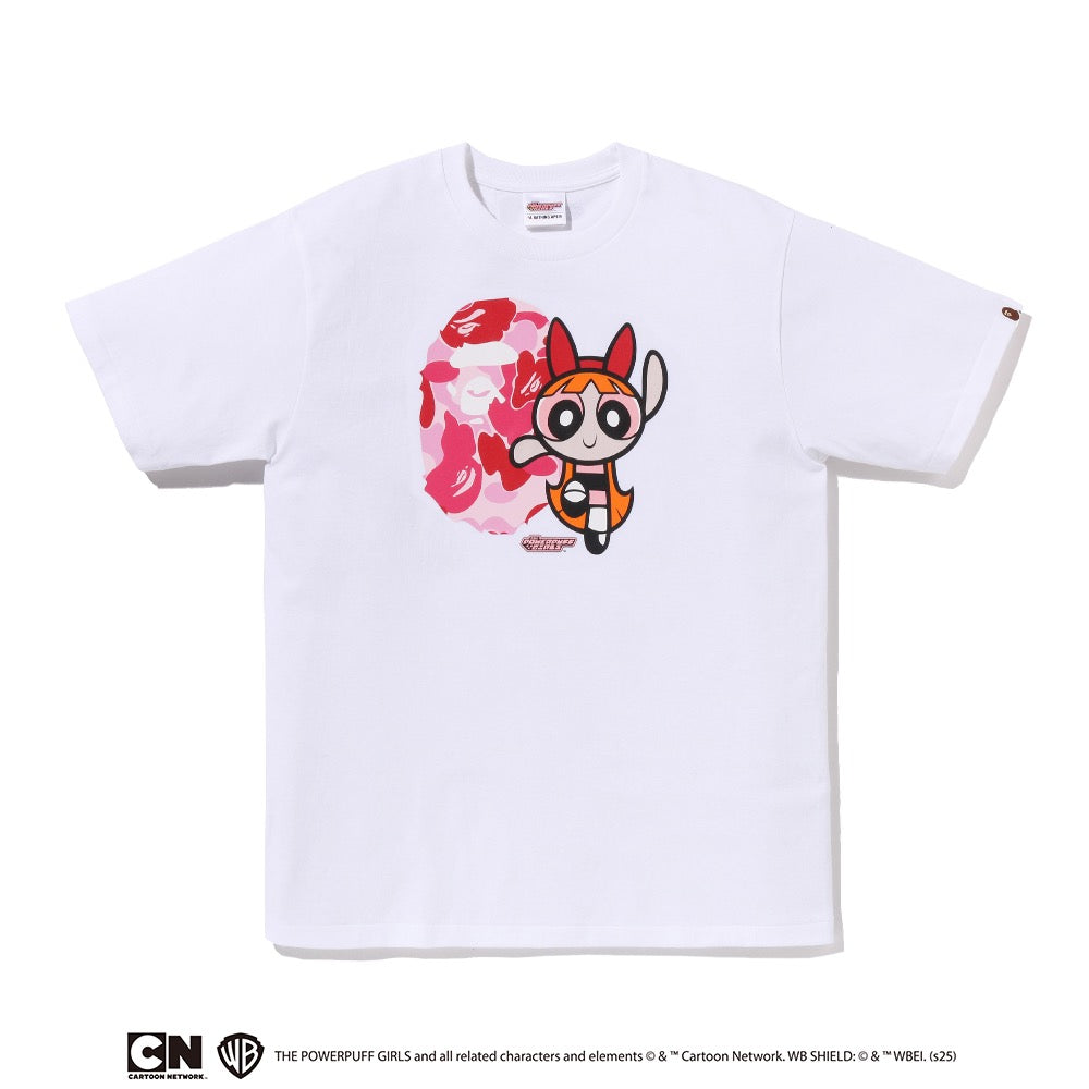 BAPE X THE POWERPUFF GIRLS BLOSSOM 티셔츠(W) WHITE