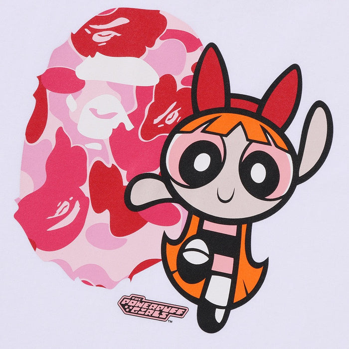 BAPE X THE POWERPUFF GIRLS BLOSSOM 티셔츠(W) WHITE