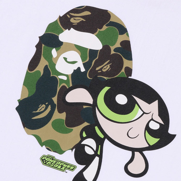 BAPE X THE POWERPUFF GIRLS BUTTERCUP(W) WHITE