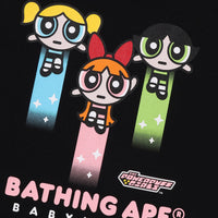 BAPE X THE POWERPUFF GIRLS 베이비 마일로 티셔츠(W) BLACK