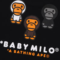 BAPE X THE POWERPUFF GIRLS 베이비 마일로 티셔츠(W) BLACK