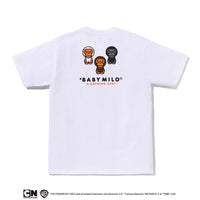 BAPE X THE POWERPUFF GIRLS 베이비 마일로 티셔츠(W) WHITE