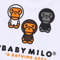 BAPE X THE POWERPUFF GIRLS 베이비 마일로 티셔츠(W) WHITE