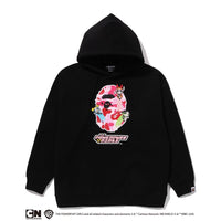 BAPE X THE POWERPUFF GIRLS 에이프 헤드 풀오버 후드(W) BLACK