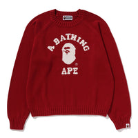 콜리지 니트 스웨터(W) BURGUNDY