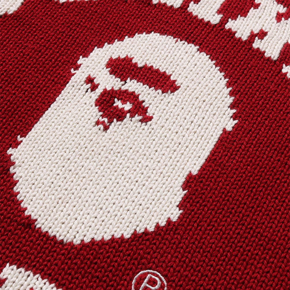 콜리지 니트 스웨터(W) BURGUNDY